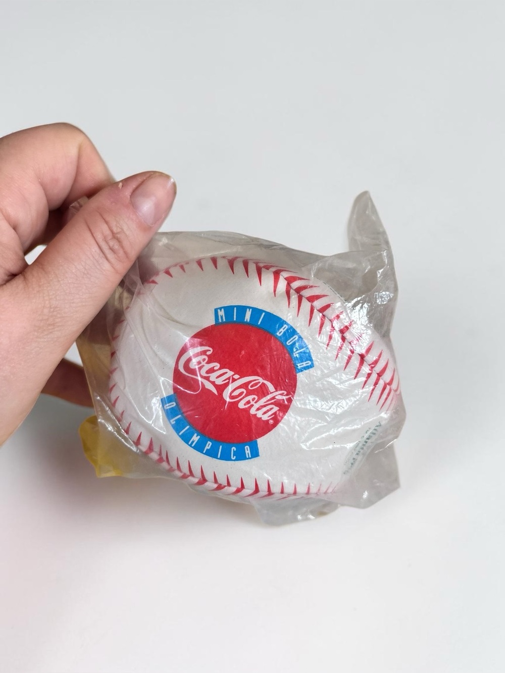1996 Atlanta Olympics Coca Cola Mini Baseball Sealed Promo Ball